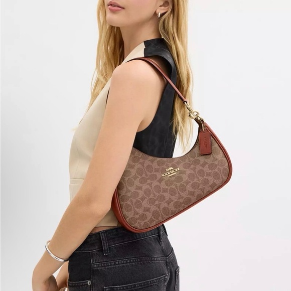 Coach Signature Brown Twisted teri - Picture 5 of 5